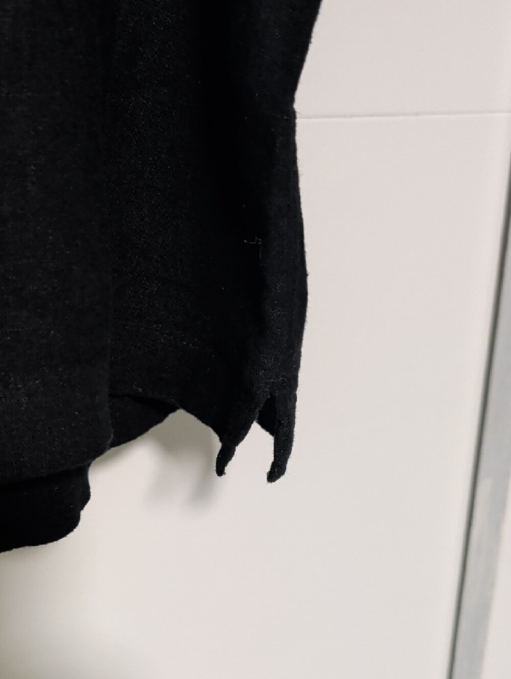 a new day Black Square-Neck Linen Tank - Picture 4 of 5